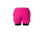 Roze Crivit dames hardloopshorts met ingebouwde short.