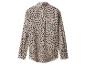 Beige blouse met luipaardprint