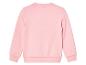 Een roze sweatshirt met lange mouwen.