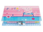 Een roze Peppa Pig etui met stiften