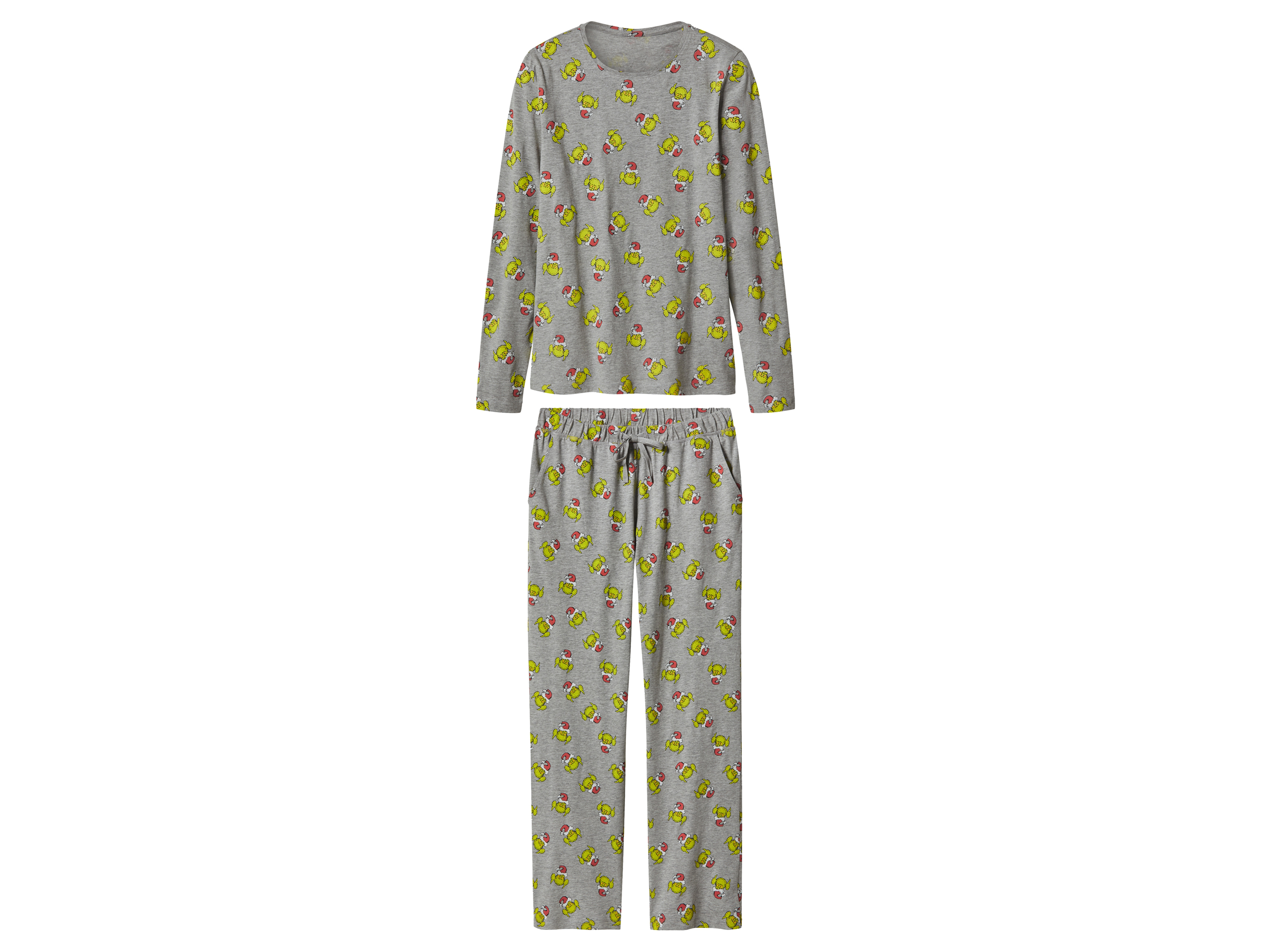 Dames kerstpyjama The Grinch (Grijs, M (40/42)) afbeelding