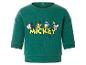Groene kinderhoodie met Mickey Mouse en vrienden print