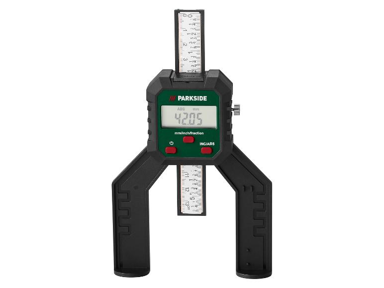 PARKSIDE digitale dieptemeter met LCD-display dat 42,05 mm weergeeft