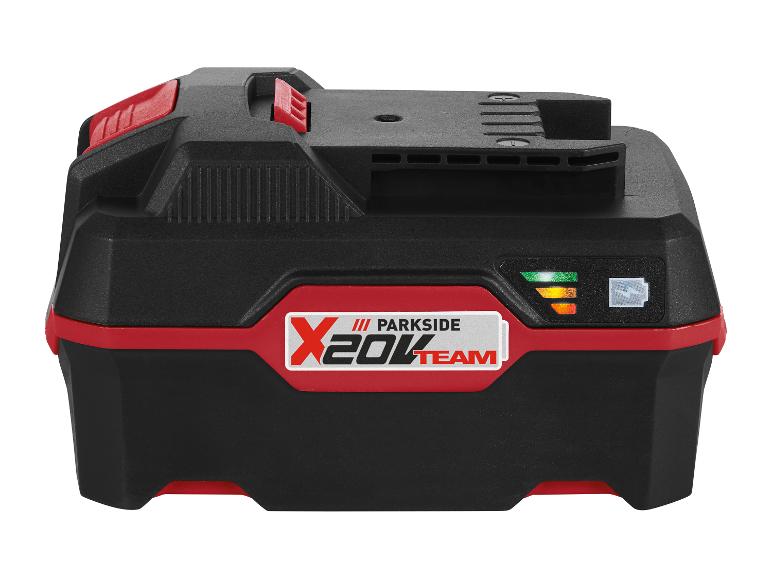 Parkside 20V accu met laadstatusindicator
