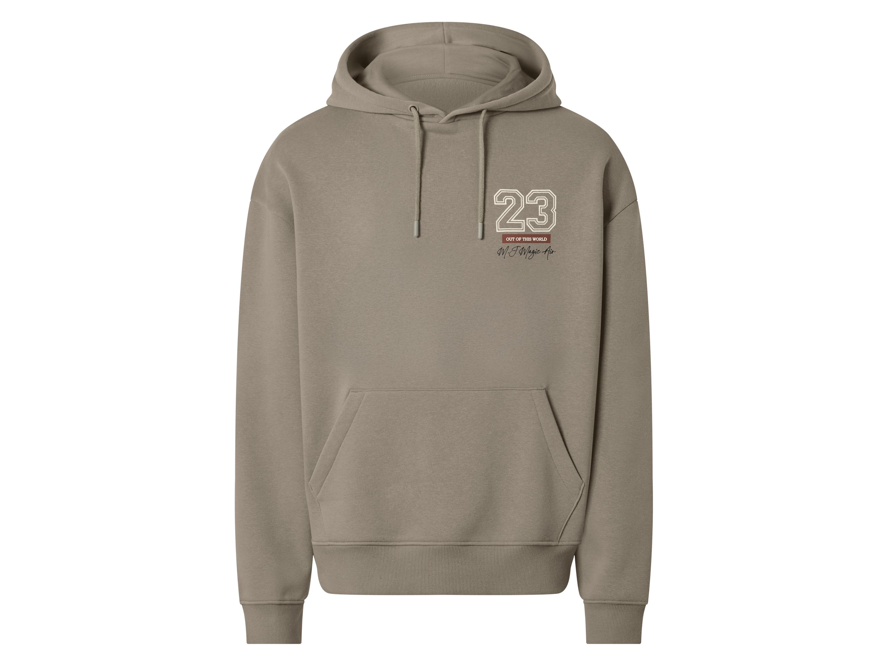 Heren hoodie (Kaki, L)