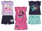Pyjama's voor meisjes met Moana, Ariel en een schattig katje.