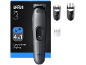 4-in-1 trimmer met drie kamopzetstukken voor eenvoudig en snel stylen.