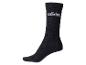 Zwarte Adidas sok met wit logo