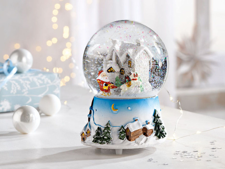 Ga naar volledige schermweergave: LIVARNO home Sneeuwbol met kerstmuziek - afbeelding 3