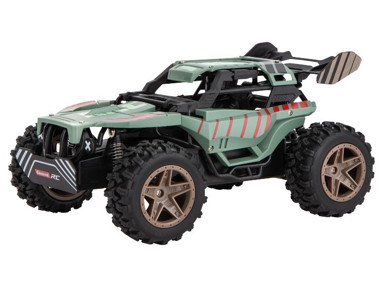 Carrera RC, groene terreinwagen op afstand bestuurbare buggy.