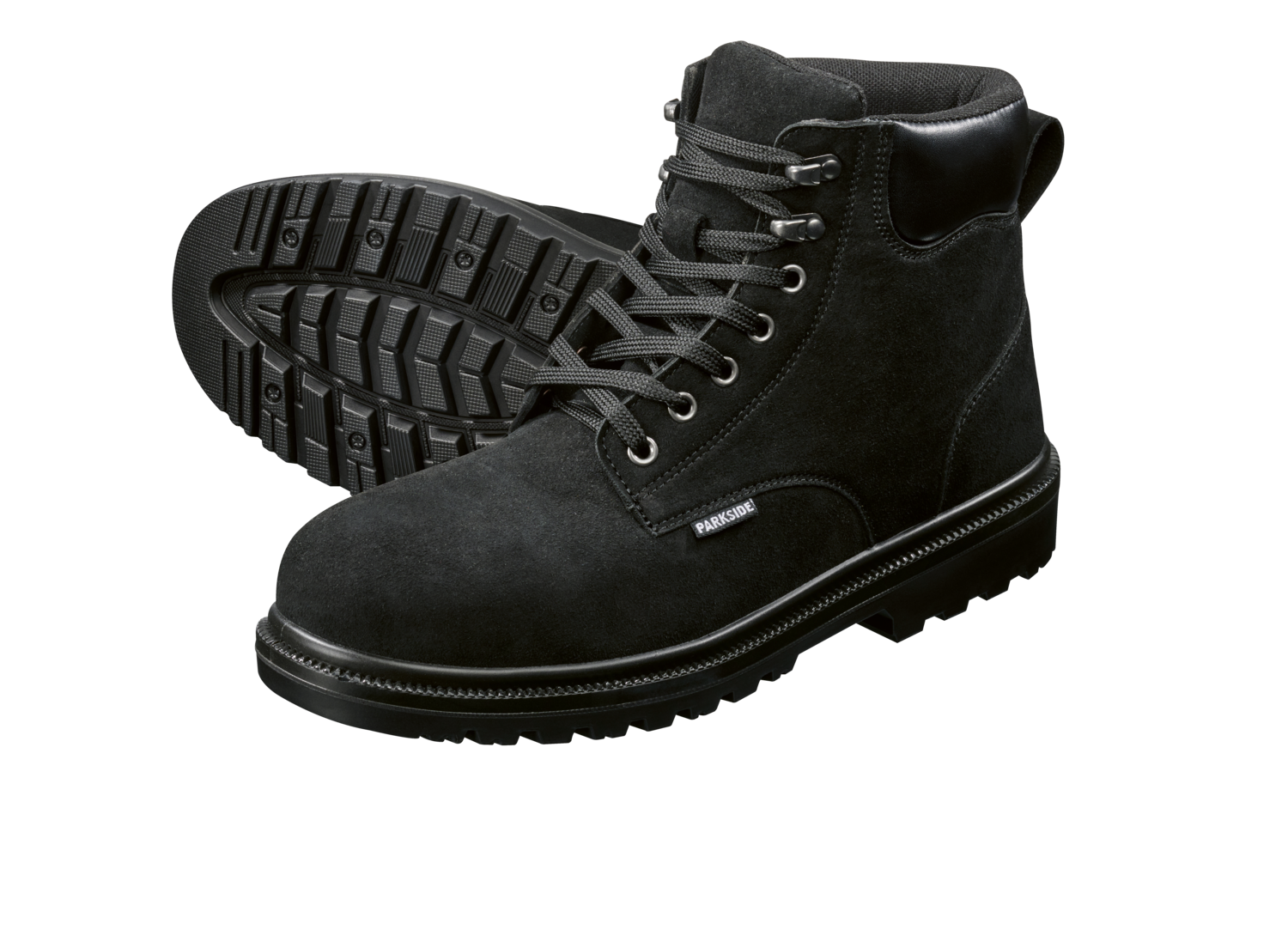 PARKSIDE Werkschoenen S1P, met stalen neus (Zwart, 43)