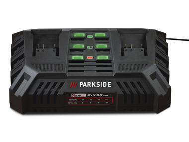 PARKSIDE® Dubbele accu-oplader 20V 4,5 A