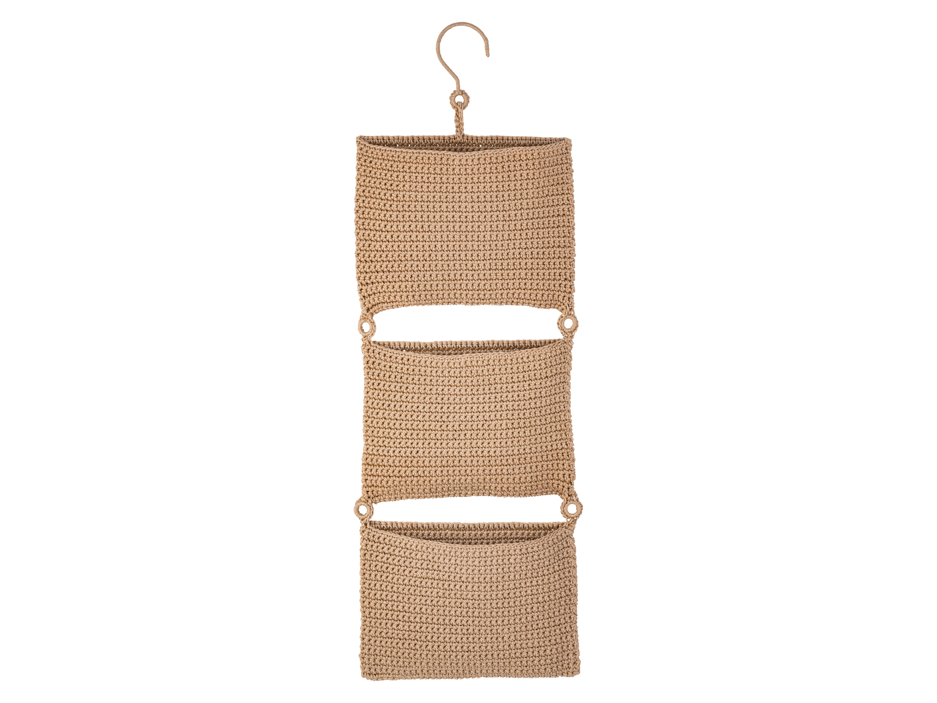W5 Hangorganizer of opbergmanden (Hangorganizer beige) afbeelding