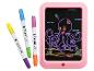 Roze tekentablet met octopus en gekleurde Talentus stiften