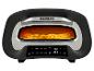 Pizzaoven met digitaal display dat 430 graden en 30:00 minuten toont, met een pizza erin.