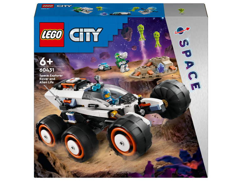 LEGO City Space Explorer Rover met ruimtewezens.