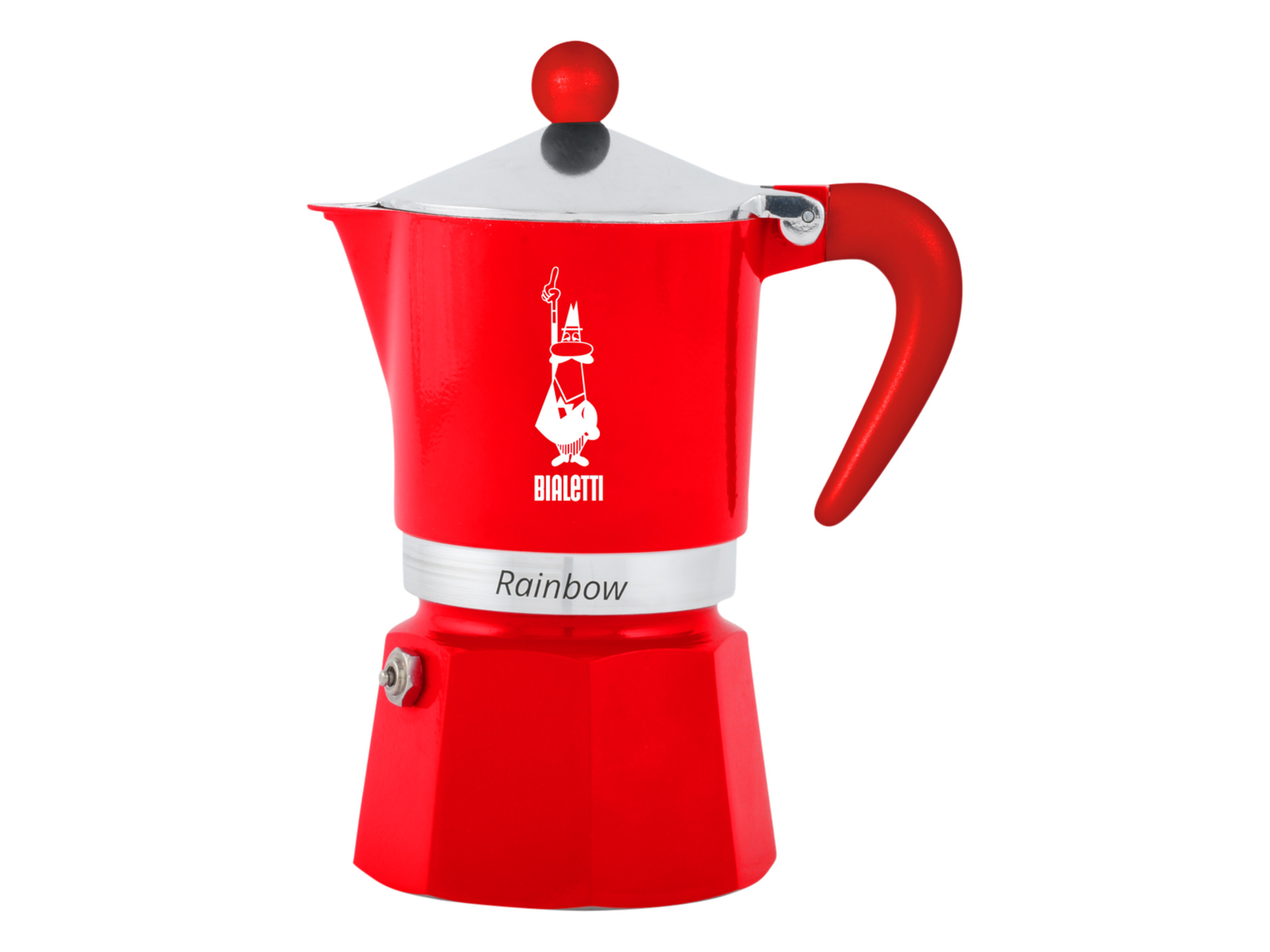 BIALETTI Percolator Rainbow (Rood) afbeelding