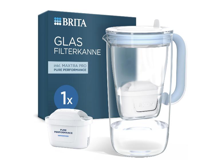 BRITA glazen waterfilterkan met MAXTRA PRO-filter