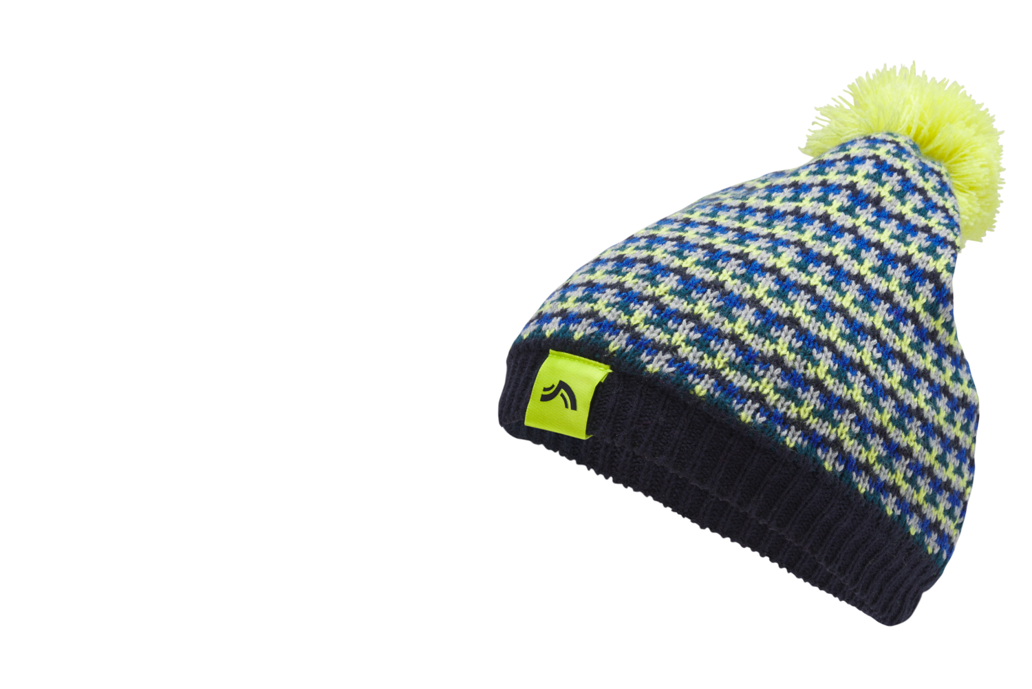 CRIVIT Kinder gebreide muts (Blauw/groen)