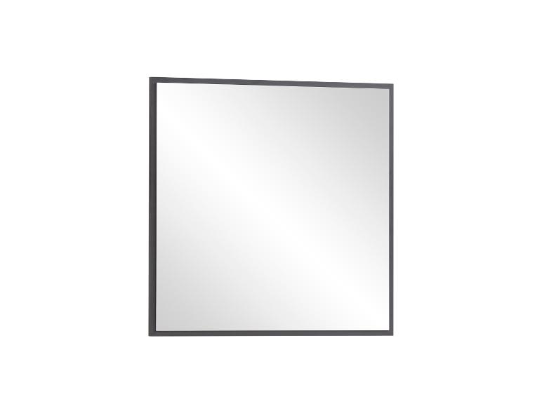 Rechthoekige spiegel met zwart frame