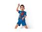 Spider-Man kinder pyjama: blauw t-shirt en short.