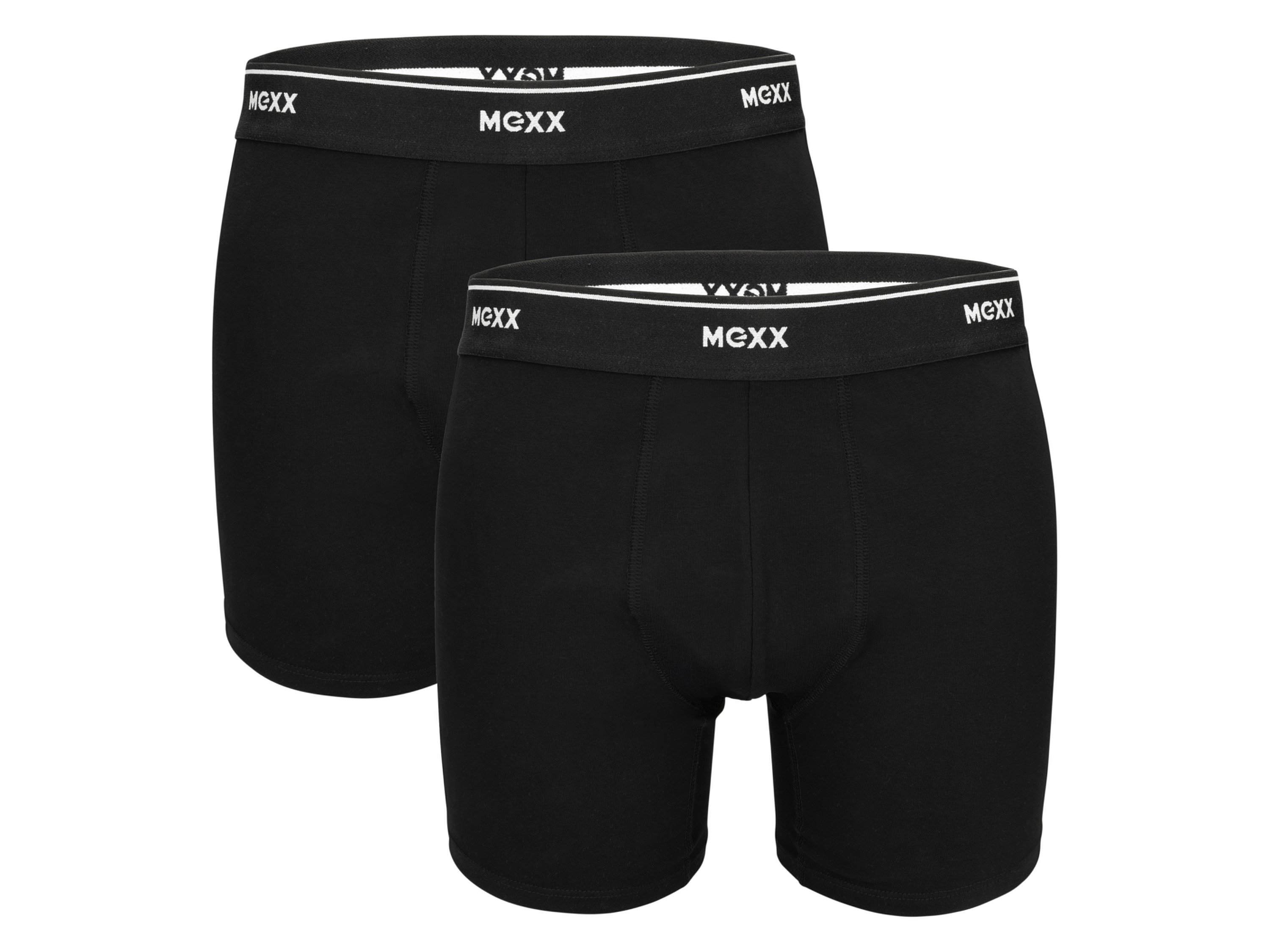 MEXX Set van 2 heren boxers (Zwart, M)