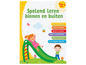 Een boek met activiteiten voor kinderen over lezen, rekenen, kleuren en meer.