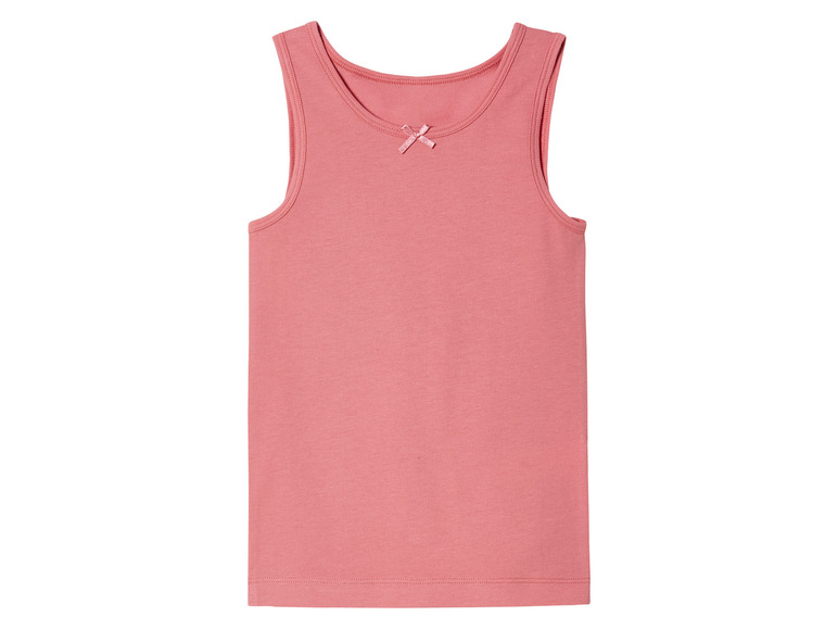 Een roze tanktop voor meisjes.