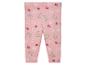 Baby leggings met roze bloemenprint.