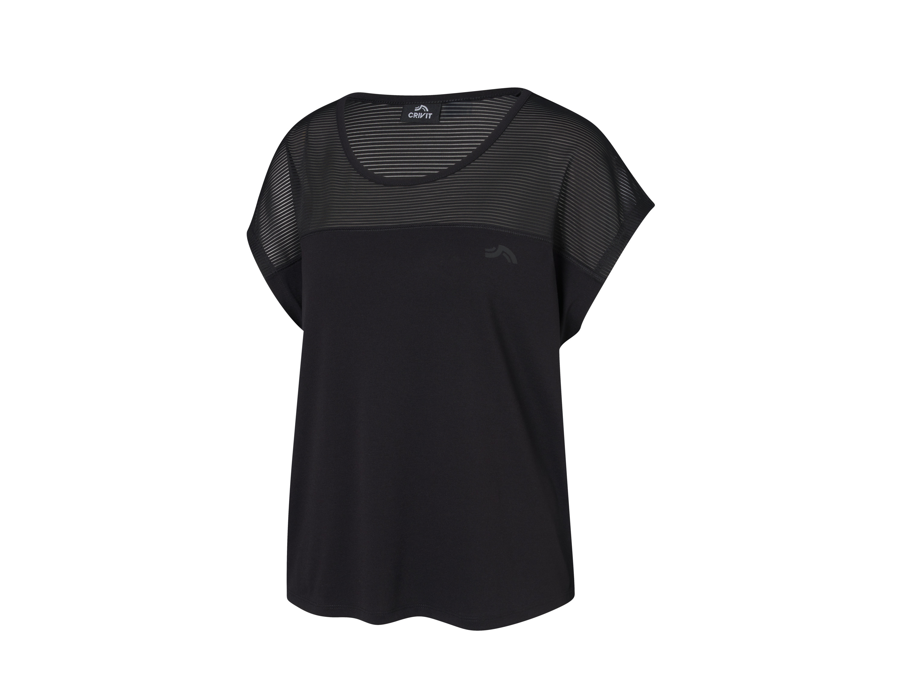 CRIVIT Dames sportshirt (Zwart, L (44/46))