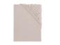 Beige hoeslaken met elastische hoeken