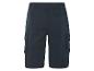 Donkerblauwe cargo shorts voor heren.