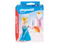 Playmobil special plus set met een prinses in een blauwe jurk.
