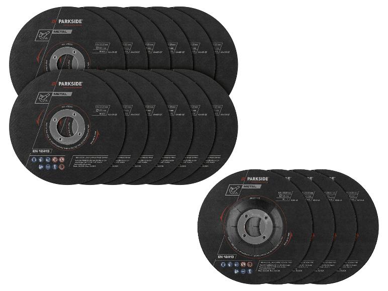 Set Parkside Performance slijfschijven voor metaal.