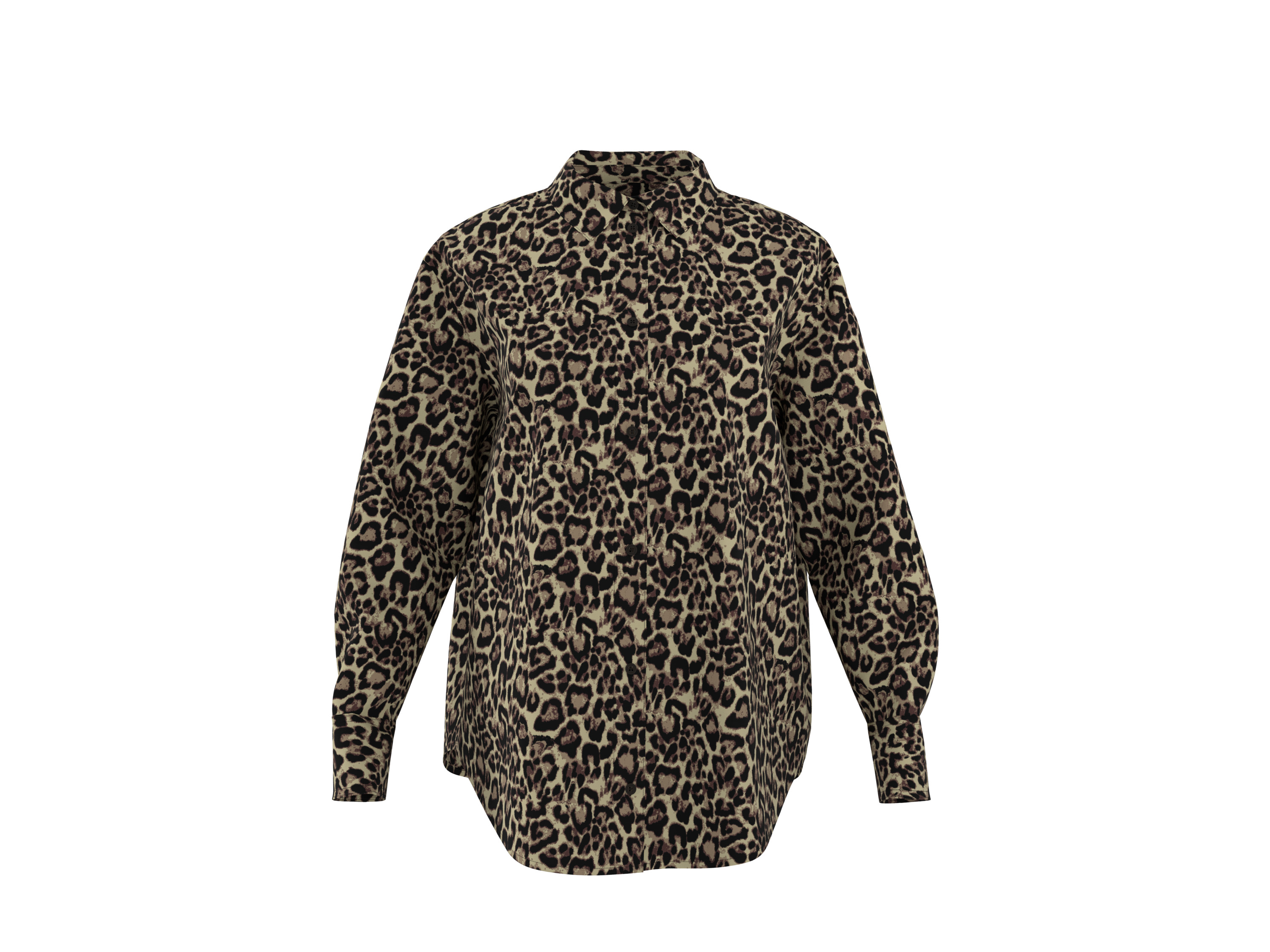 ESMARA Dames blouse (Luipaard print, M (40/42))