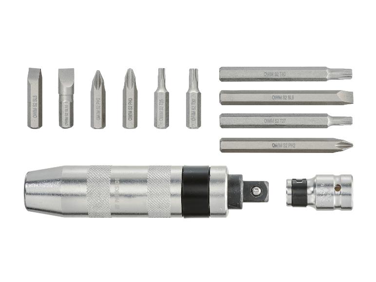 PARKSIDE slagmoersleutelset met OWIM S2 bits en dopsleutel