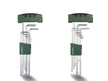 PARKSIDE® Inbussleutelset met kleurcodering 11-delig