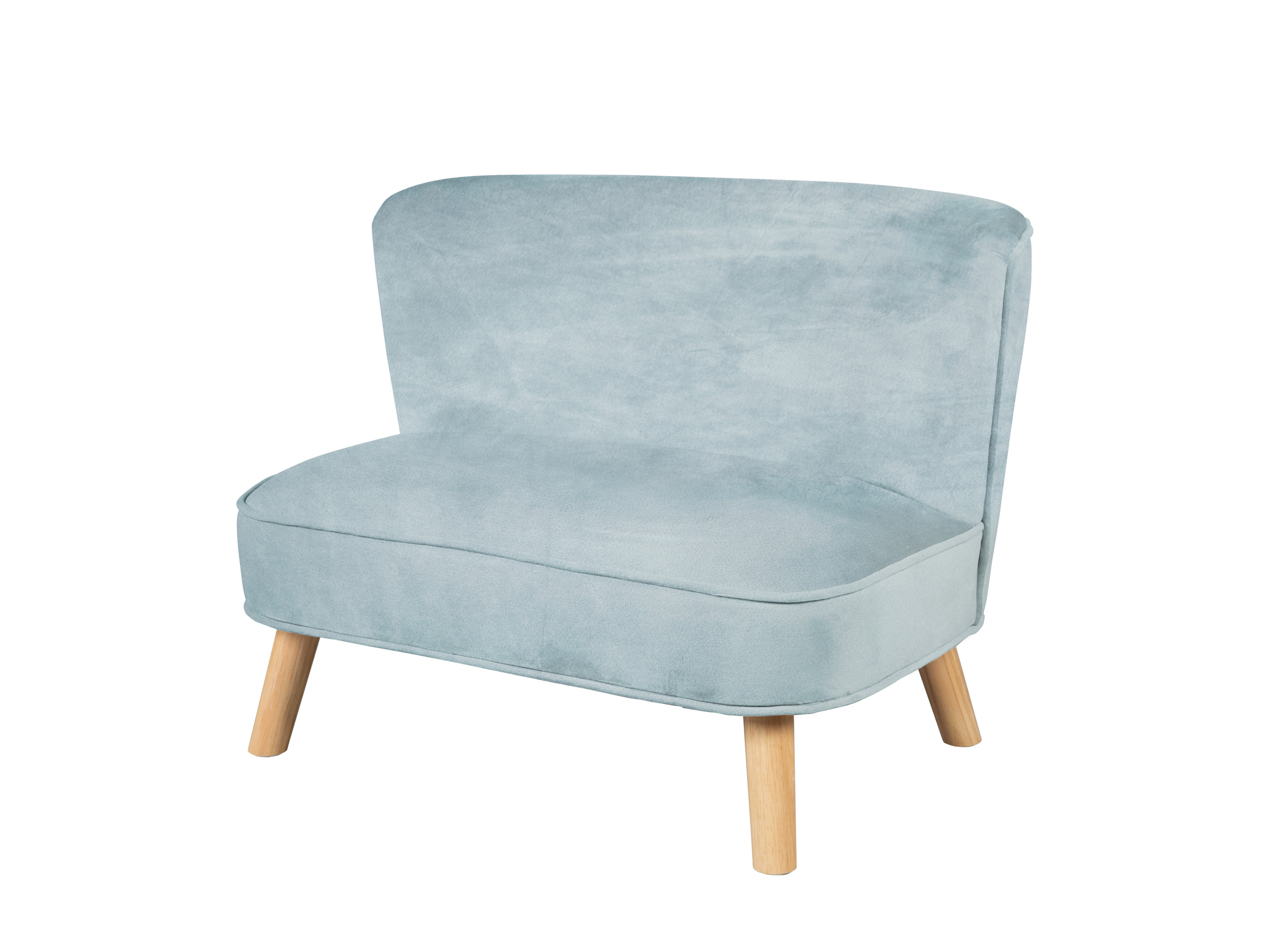 roba 2-zits bank voor kinderen (Scandinavische stijl, Lichtblauw)