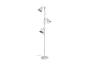 Witte vloerlamp met drie verstelbare spotjes