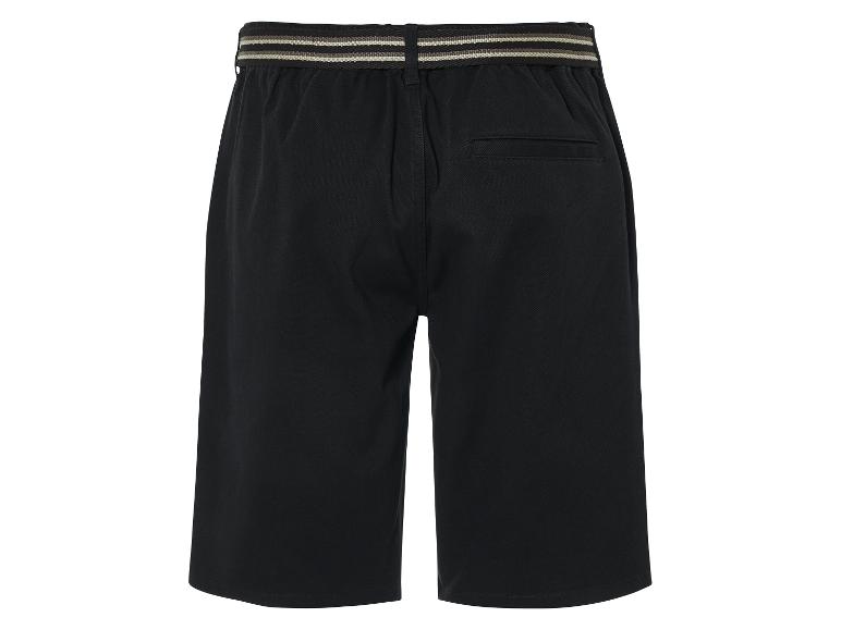 Zwarte shorts met elastische band.