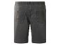 Heren denim short, achteraanzicht.