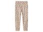 Kinder beige joggingbroek met donkerblauwe en witte sterren
