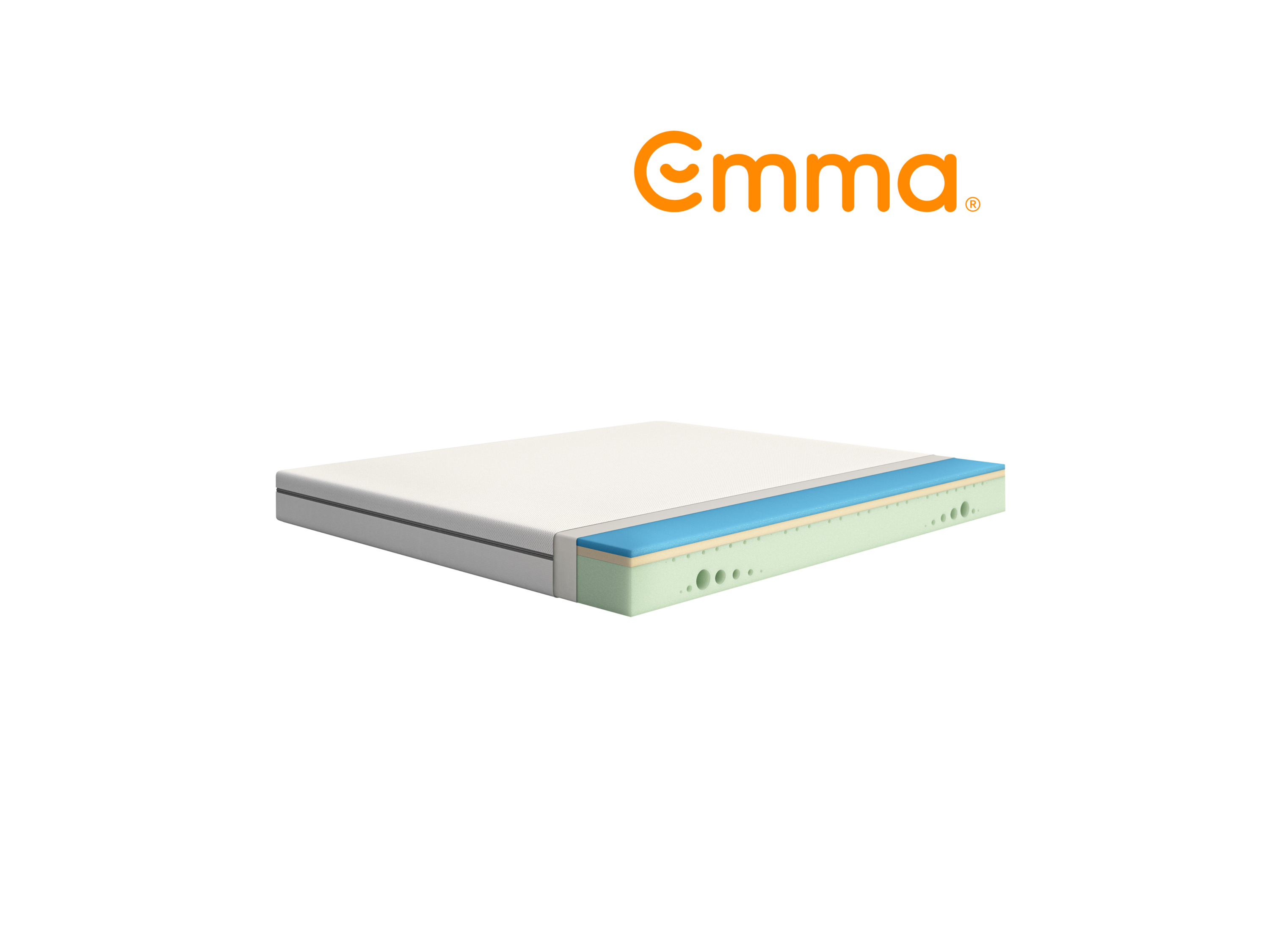 Koudschuim matras Emma One (Medium, 200 x 200 cm)