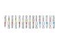PARKSIDE® Bitset met diverse schroevendraaierbits, waaronder PH1, PH2, PH3, PZ1, PZ2, PZ3, T10, T15, T20, T25, H4, H5.