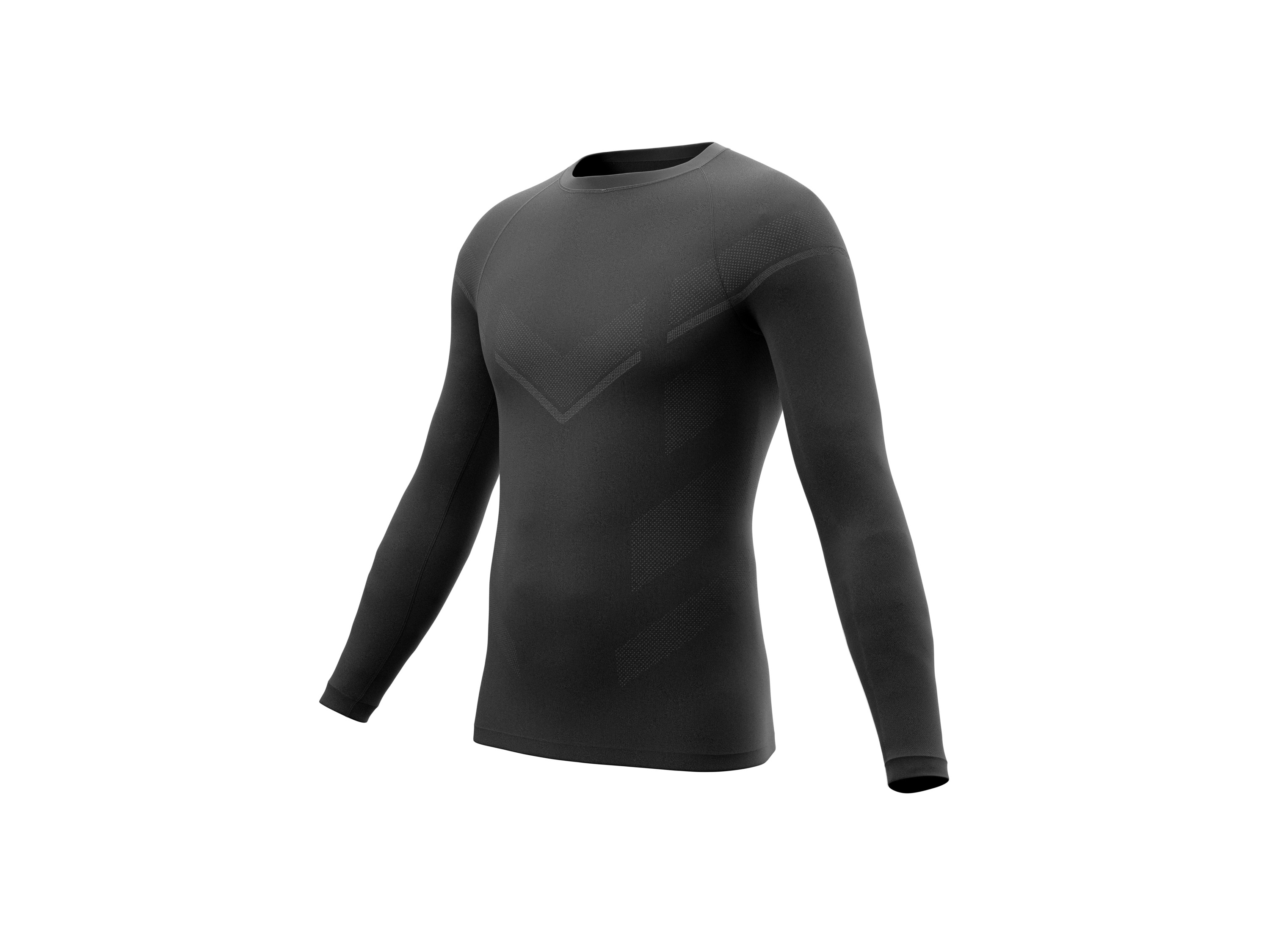 CRIVIT Heren sportshirt (Zwart, L)