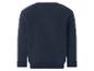 Donkerblauwe kinderhoodie, achterkant.