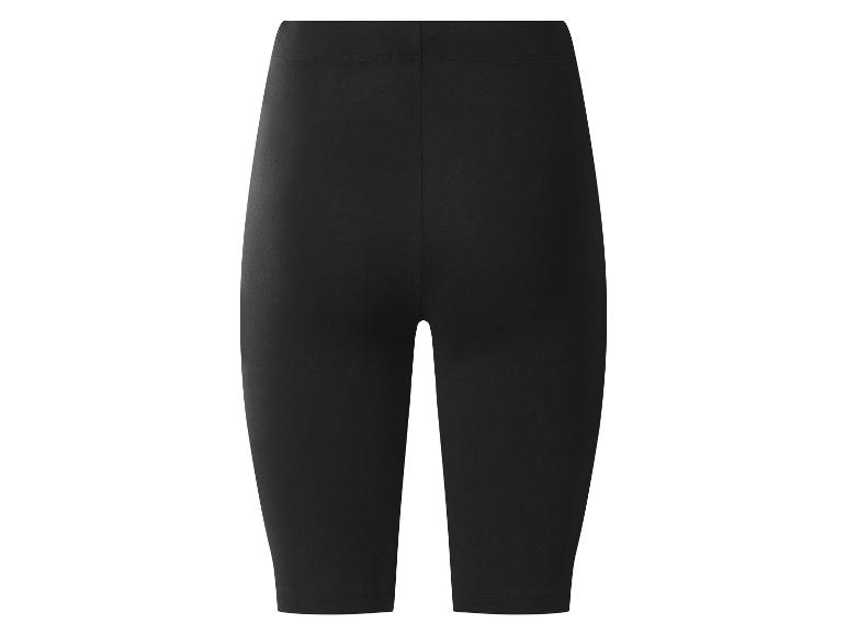 Zwarte high-waisted damesfietsbroek