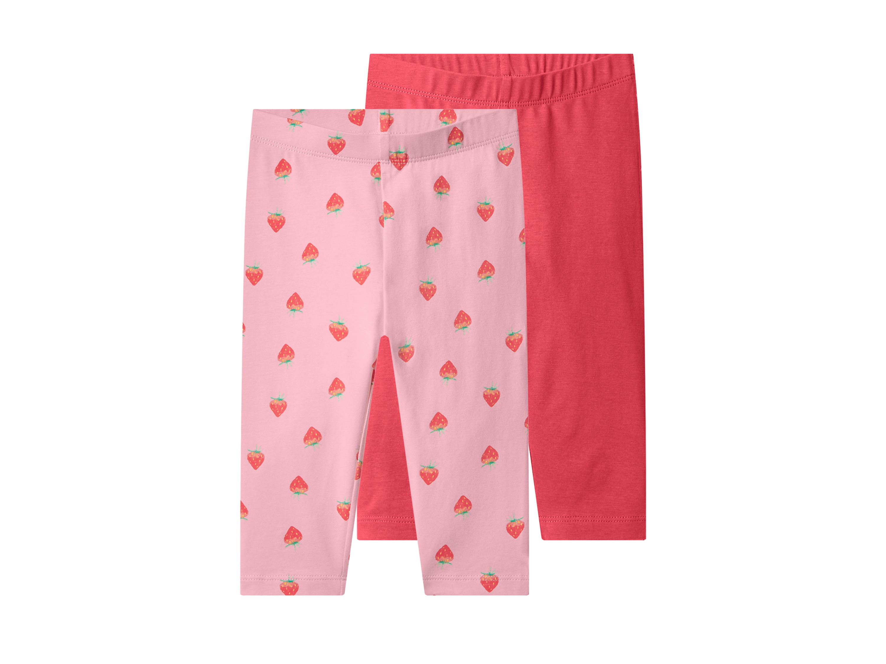 LUPILU Set van 2 kinder caprileggings (Roze, 98/104)