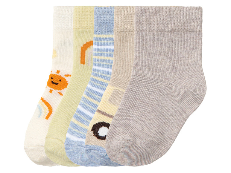 Ga naar volledige schermweergave: lupilu® 5 paar baby sokken - afbeelding 8