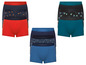 Een set boxershorts met verschillende kleuren en printjes.